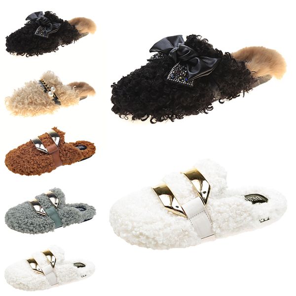 women designer slippers platform sandals shoes triplse blacks growns grey pinks womens casual indoor warm sneakers flats skate winter traine, Black
women designer slippers platform sandals shoes triplse blacks growns grey pinks womens casual indoor warm sneakers flats skate winter traine, Black
