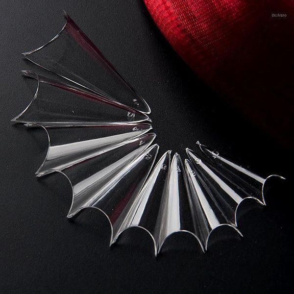 -nail art false nails- 500 tips stiletto curved clear french nail fold the non-trace professional artificial fingernails1, Red;gold
-nail art false nails- 500 tips stiletto curved clear french nail fold the non-trace professional artificial fingernails1, Red;gold
