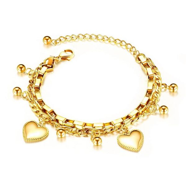 link, chain stainless steel moon crown love heart bracelets for women party gift fashion adjustable charm jewelry wholesale, Black
link, chain stainless steel moon crown love heart bracelets for women party gift fashion adjustable charm jewelry wholesale, Black