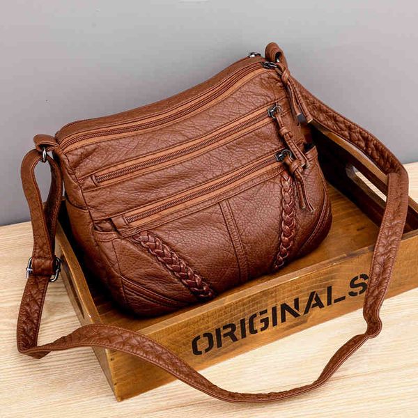 2021 bag soft skin texture large capacity middle aged women's one shoulder backpack fashion
2021 bag soft skin texture large capacity middle aged women's one shoulder backpack fashion