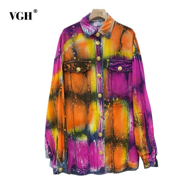 vgh hit color print jacket for women lapel long sleeve loose casual jackets female korean streetwear spring fashion clothes 210421, Black;brown
vgh hit color print jacket for women lapel long sleeve loose casual jackets female korean streetwear spring fashion clothes 210421, Black;brown