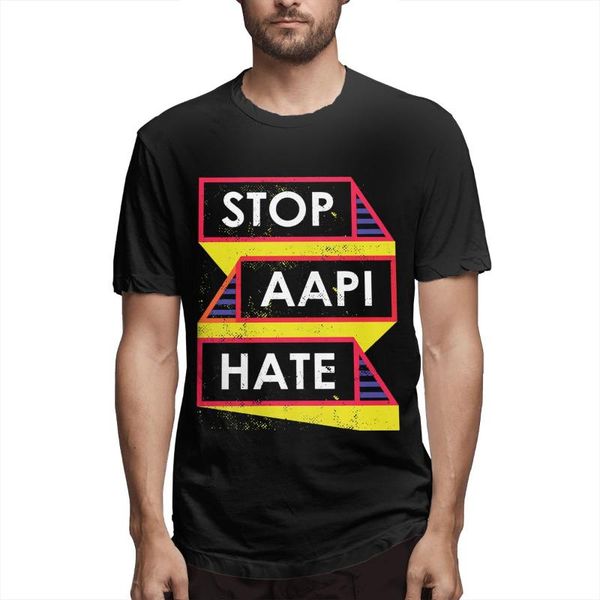 men's t-shirts anti asian racism american lives saapi hate leisure tees short sleeve crew neck t-shirt pure cotton unique clothes, White;black
men's t-shirts anti asian racism american lives saapi hate leisure tees short sleeve crew neck t-shirt pure cotton unique clothes, White;black