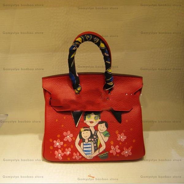 mom family love art hand painting draw graffiti h brand custom women totes cowhide handbags gifts genuine leather bags
mom family love art hand painting draw graffiti h brand custom women totes cowhide handbags gifts genuine leather bags