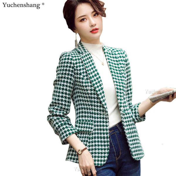 women's suits & blazers fashion slim blazer jacket green black plaid coat new female ladies girl casual winter fall wear size s-4xl 9t, White;black
women's suits & blazers fashion slim blazer jacket green black plaid coat new female ladies girl casual winter fall wear size s-4xl 9t, White;black