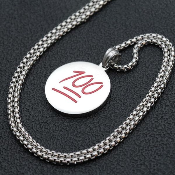 men necklace 100 points round medal pendant stainless steel fashion chain on the neck pendants jewelry 2021 wholesale necklaces, Silver
men necklace 100 points round medal pendant stainless steel fashion chain on the neck pendants jewelry 2021 wholesale necklaces, Silver