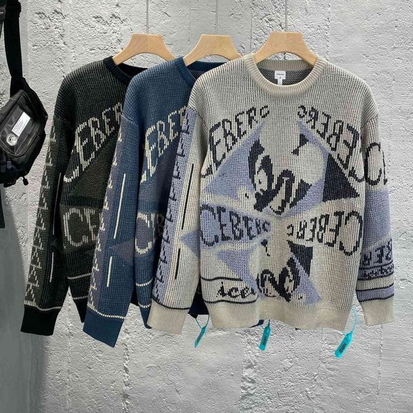 sweaters knit autumn and winter men's sweater fashion youth pullover jacquard loose thickened leisure warm long sleeved, White;black
sweaters knit autumn and winter men's sweater fashion youth pullover jacquard loose thickened leisure warm long sleeved, White;black