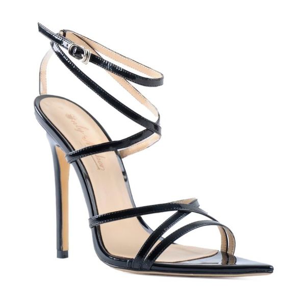 dress shoes women ankle strap stilettos high heels criss cross sandals open toe bridal wedding evening casual party, Black
dress shoes women ankle strap stilettos high heels criss cross sandals open toe bridal wedding evening casual party, Black
