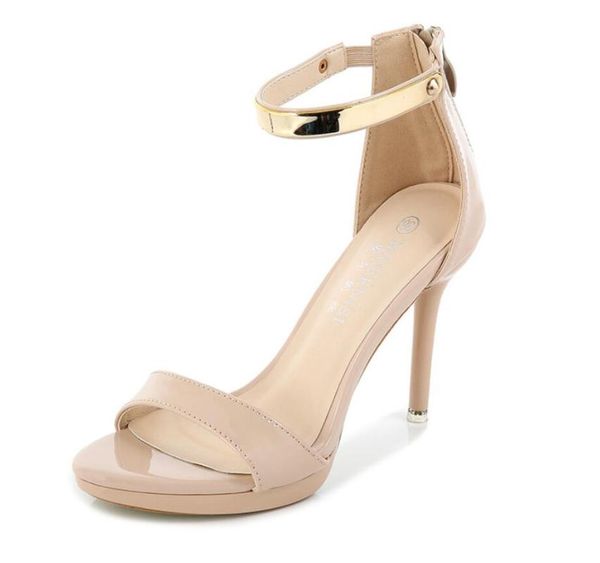 dress shoes women summer sandals peep toe high heels fashion ankle strap big size 44, Black
dress shoes women summer sandals peep toe high heels fashion ankle strap big size 44, Black