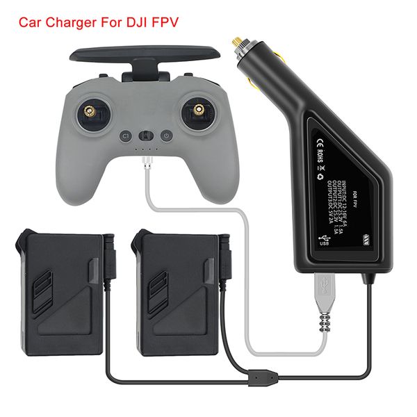 usb car charger for dji fpv drone dual batteries with 5v 2a fast charging usb output
usb car charger for dji fpv drone dual batteries with 5v 2a fast charging usb output