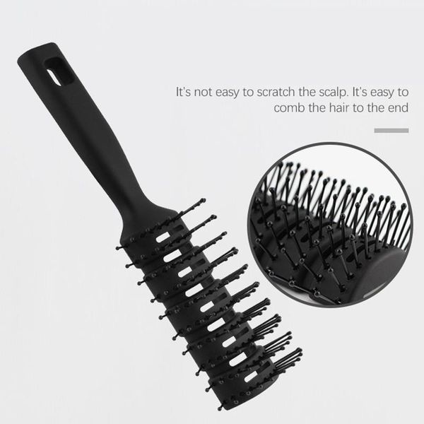 hair brushes professional rib comb nylon massage care styling combs brush inner buckle salon curling, Silver
hair brushes professional rib comb nylon massage care styling combs brush inner buckle salon curling, Silver