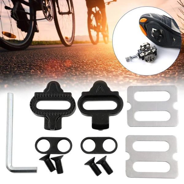 bike locks mountain bicycle pedals cleat biking mtb set clip-in clips kit w/hardware nuts cleats spd plate
bike locks mountain bicycle pedals cleat biking mtb set clip-in clips kit w/hardware nuts cleats spd plate