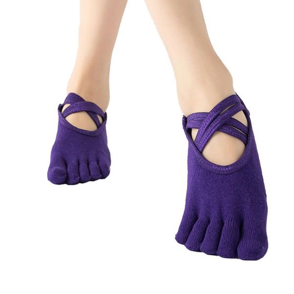 toe yoga socks for anti-skid 5 finger non-slip high-quality brand dance pilates ballet women bandage breathable sports, Black
toe yoga socks for anti-skid 5 finger non-slip high-quality brand dance pilates ballet women bandage breathable sports, Black