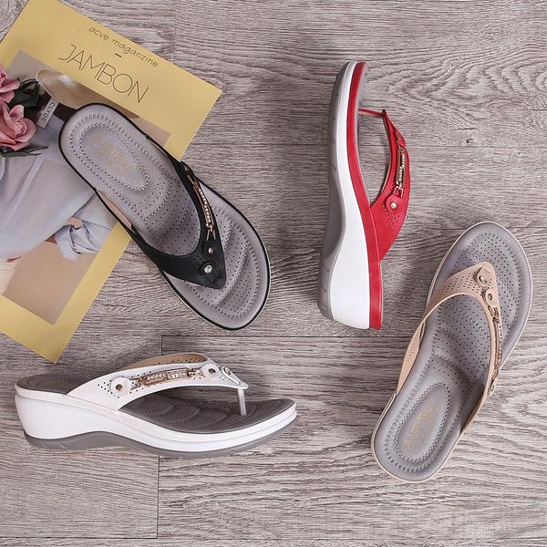 slippers 2021 women's summer fashion metal button slides shoes wedge beach sandals women outside platform leisure flip flops, Black
slippers 2021 women's summer fashion metal button slides shoes wedge beach sandals women outside platform leisure flip flops, Black