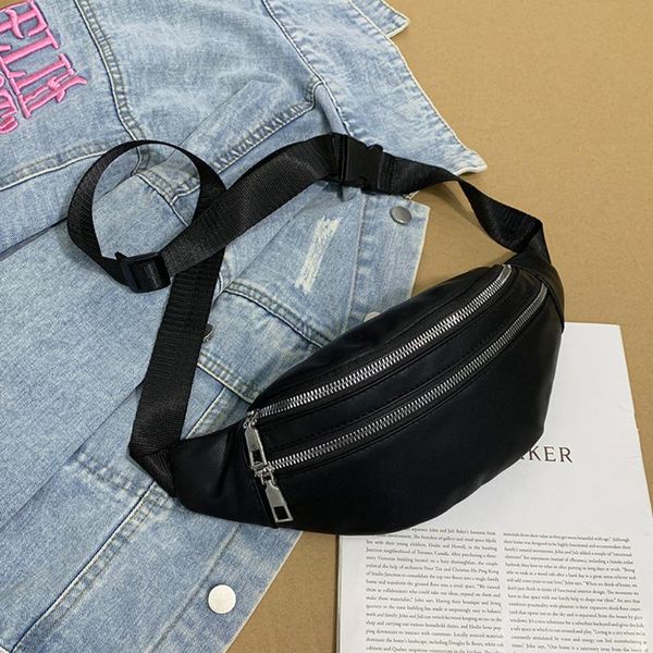 waist bag high capacity waterproof fashion double zipper bags leather shoulder crossbody chest riñonera
waist bag high capacity waterproof fashion double zipper bags leather shoulder crossbody chest riñonera
