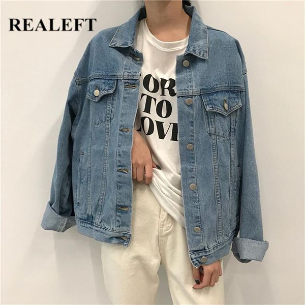 women's jackets realeft 2021 autumn winter denim jacket outerwear high street fashionable korean style chic jeans female, Black;brown
women's jackets realeft 2021 autumn winter denim jacket outerwear high street fashionable korean style chic jeans female, Black;brown
