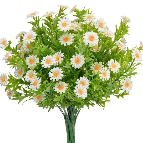 decorative flowers & wreaths 6pcs daisies artificial outdoor mums fake plants greenery plastic shrubs for home dining table decor
decorative flowers & wreaths 6pcs daisies artificial outdoor mums fake plants greenery plastic shrubs for home dining table decor