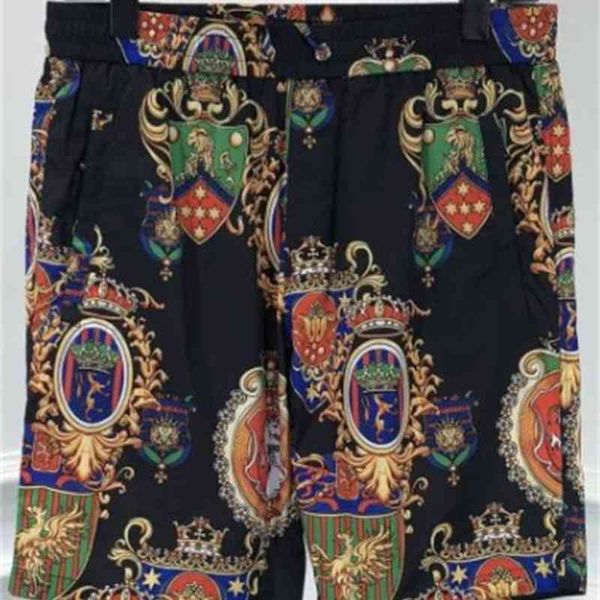 men's shorts summer fashion short brand beach board casual for men crown print clothing b24k, White;black
men's shorts summer fashion short brand beach board casual for men crown print clothing b24k, White;black