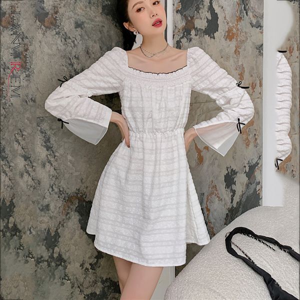 women square neck flaresleeve bow dress striped casual cute dresses fit lady fashion tide summer 2h084 210507, Black;gray
women square neck flaresleeve bow dress striped casual cute dresses fit lady fashion tide summer 2h084 210507, Black;gray
