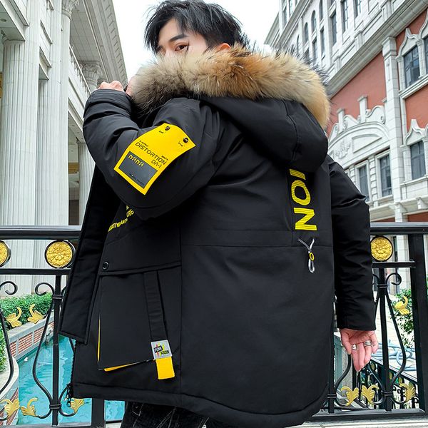 men's down & parkas winter jacket men padded parka man coat artificial fur big pockets short thick snowjacket plus size 98y9, Black
men's down & parkas winter jacket men padded parka man coat artificial fur big pockets short thick snowjacket plus size 98y9, Black