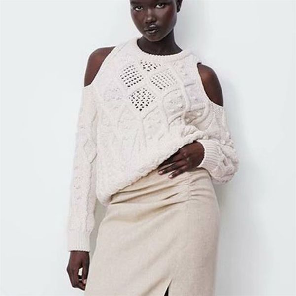 za spring autumn off shoulder knitted sweater women solid o-neck loose plus size long pullovers knitting jumper 210422, White;black
za spring autumn off shoulder knitted sweater women solid o-neck loose plus size long pullovers knitting jumper 210422, White;black