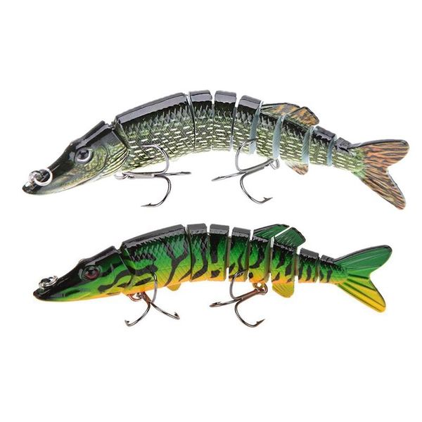 inch/12.5 cm 20 g realistic multi-articule hard fishing lure 9 segement pike fish lures with two triple hook & 8-segement accessories
inch/12.5 cm 20 g realistic multi-articule hard fishing lure 9 segement pike fish lures with two triple hook & 8-segement accessories