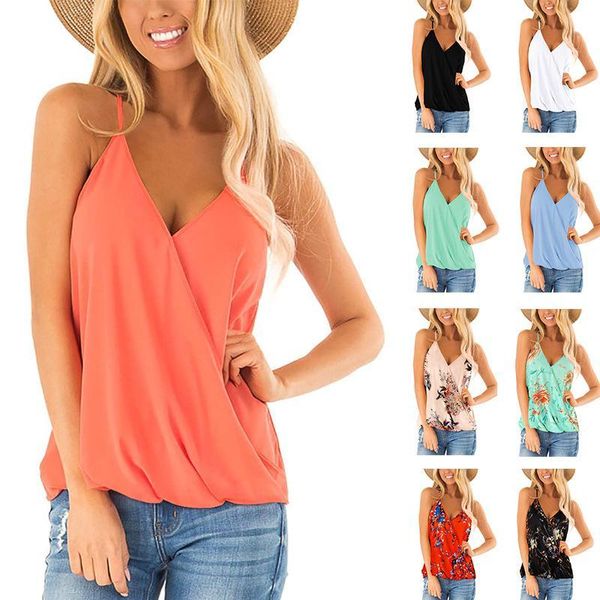 women's tanks & camis 2021 arrival ladies flower printed sleeveless women tank v neck female girls t-shirt drop, White
women's tanks & camis 2021 arrival ladies flower printed sleeveless women tank v neck female girls t-shirt drop, White