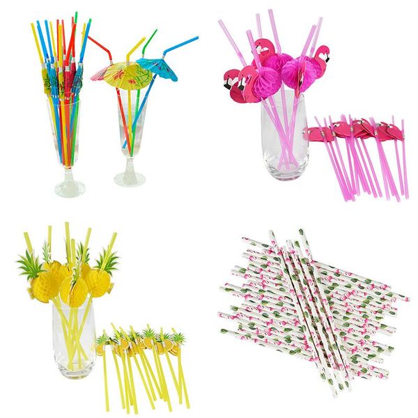 disposable dinnerware 100pcs hawaii tropical umbrella flamingo pineapple mix color straws cocktail juice supplies party decor
disposable dinnerware 100pcs hawaii tropical umbrella flamingo pineapple mix color straws cocktail juice supplies party decor