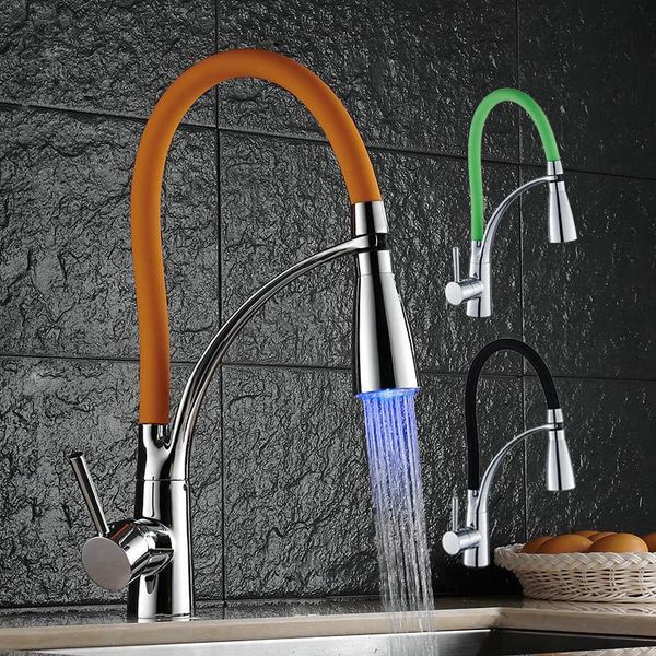 kitchen faucets 3 colors led faucet spray mixer tap chrome brass clourful temperature sensor deck mount
kitchen faucets 3 colors led faucet spray mixer tap chrome brass clourful temperature sensor deck mount