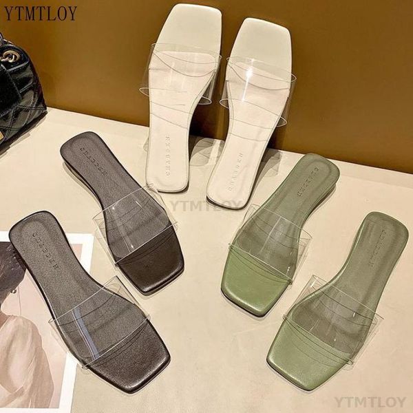 slippers casual female shoes transparent mules square heel slides summer sandals sapato feminino zapatillas casa mujer pvc 5u81, Black
slippers casual female shoes transparent mules square heel slides summer sandals sapato feminino zapatillas casa mujer pvc 5u81, Black