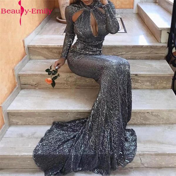 party dresses luxury sequined long mermaid evening 2021 fashion o neck cut out women formal gown full sleeve dress, White;black
party dresses luxury sequined long mermaid evening 2021 fashion o neck cut out women formal gown full sleeve dress, White;black