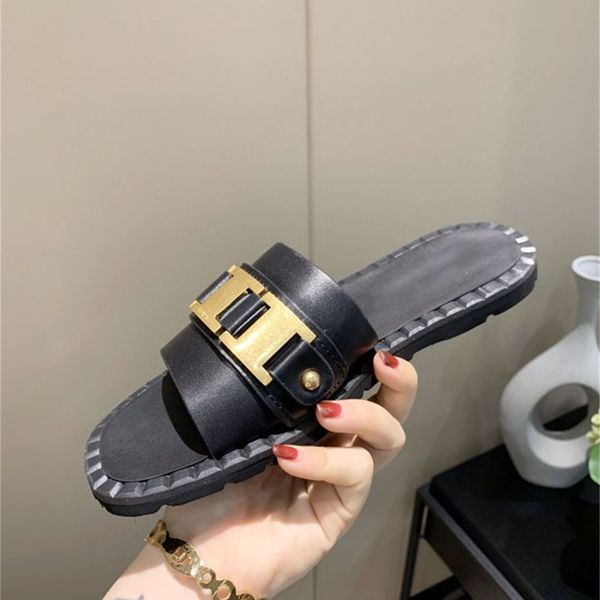 80% off outlet store summer new flat bottom metal button slippers flat heel flip flop wear women's sandals holiday beach shoes, Black
80% off outlet store summer new flat bottom metal button slippers flat heel flip flop wear women's sandals holiday beach shoes, Black