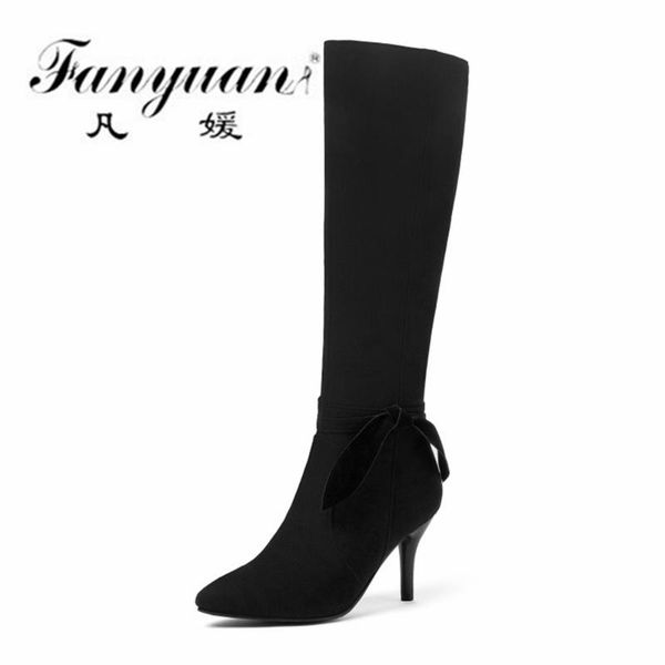 boots fanyuan fashion concise women knee hight autumn winter pointed toe high heels pumps party shoes woman long boot size30-48, Black
boots fanyuan fashion concise women knee hight autumn winter pointed toe high heels pumps party shoes woman long boot size30-48, Black