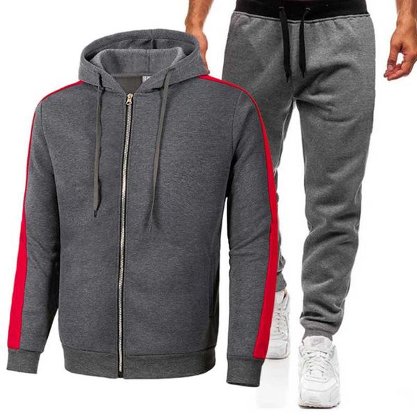 men's tracksuits winter tracksuit 2 pieces set hoodies+pants sport suits for men sweatshirt zipper hoodies clothing sets sportswear, Gray
men's tracksuits winter tracksuit 2 pieces set hoodies+pants sport suits for men sweatshirt zipper hoodies clothing sets sportswear, Gray