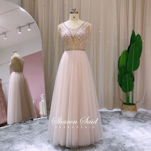 light champagne tulle evening dress 2021 elegant v-neck beading tassel long prom dresses for women graduation party formal gowns, White;black
light champagne tulle evening dress 2021 elegant v-neck beading tassel long prom dresses for women graduation party formal gowns, White;black
