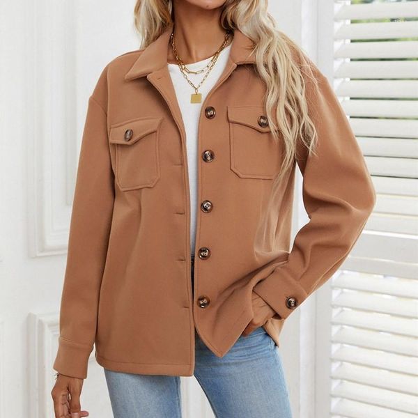 women's wool & blends fashion women long sleeve button coat solid color/plaid print lapel neck for autumn winter bomber jackets outwea, Black
women's wool & blends fashion women long sleeve button coat solid color/plaid print lapel neck for autumn winter bomber jackets outwea, Black
