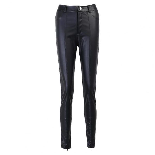 women's pants & capris women tight mid waist slim fit skinny zipper closure solid color faux leather stretchy lady trousers for autumn, Black;white
women's pants & capris women tight mid waist slim fit skinny zipper closure solid color faux leather stretchy lady trousers for autumn, Black;white