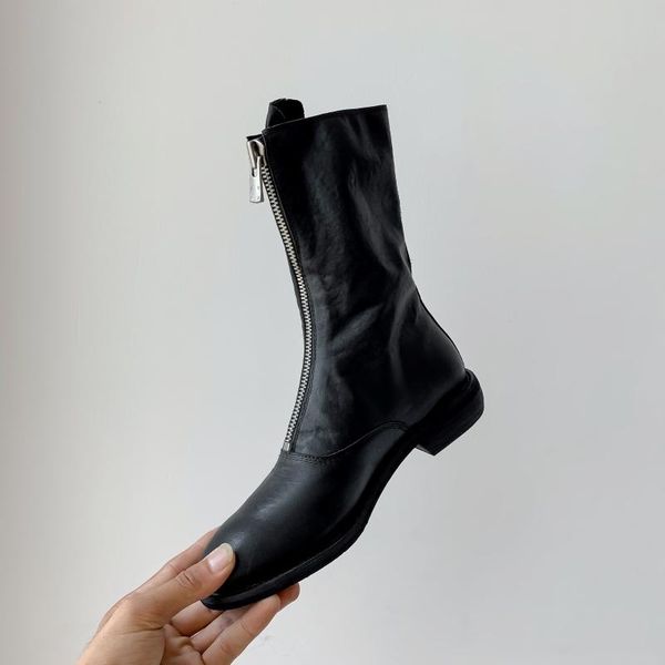boots women ankle natural leather sheepskin front zipper guidi soft genuine autumn and winter platform, Black
boots women ankle natural leather sheepskin front zipper guidi soft genuine autumn and winter platform, Black