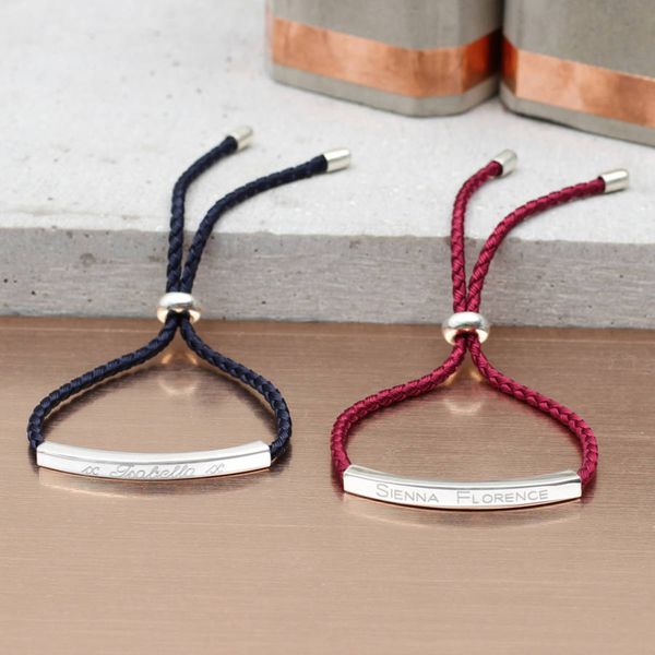 customized name bracelet engrave letters stainless steel bracelets 5 colors rope personalized gifts, Golden;silver
customized name bracelet engrave letters stainless steel bracelets 5 colors rope personalized gifts, Golden;silver