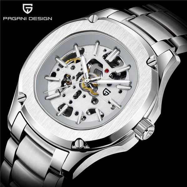 wristwatches pagani design automatic watches mens waterproof fashion luminous military army mechanical clock relogio masculino, Slivery;brown
wristwatches pagani design automatic watches mens waterproof fashion luminous military army mechanical clock relogio masculino, Slivery;brown