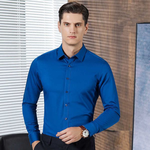 bamboo fiber men shirt long sleeve luxury solid stretch comfort soft square collar brand formal slim fit non iron smooth camisa 210609, White;black
bamboo fiber men shirt long sleeve luxury solid stretch comfort soft square collar brand formal slim fit non iron smooth camisa 210609, White;black
