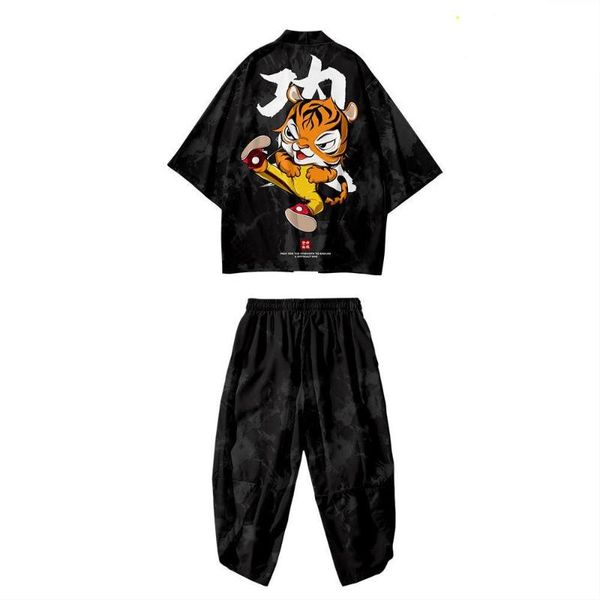 ethnic clothing guochao summer ordinary casual taoist robe tiger black white style short sleeve loose shirt set kimono coat pants su, Red
ethnic clothing guochao summer ordinary casual taoist robe tiger black white style short sleeve loose shirt set kimono coat pants su, Red