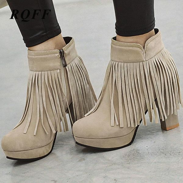boots rqff autumn winter ankle women square high heel shoes woman fringe round toe platform solid zip black boot big size 43
boots rqff autumn winter ankle women square high heel shoes woman fringe round toe platform solid zip black boot big size 43