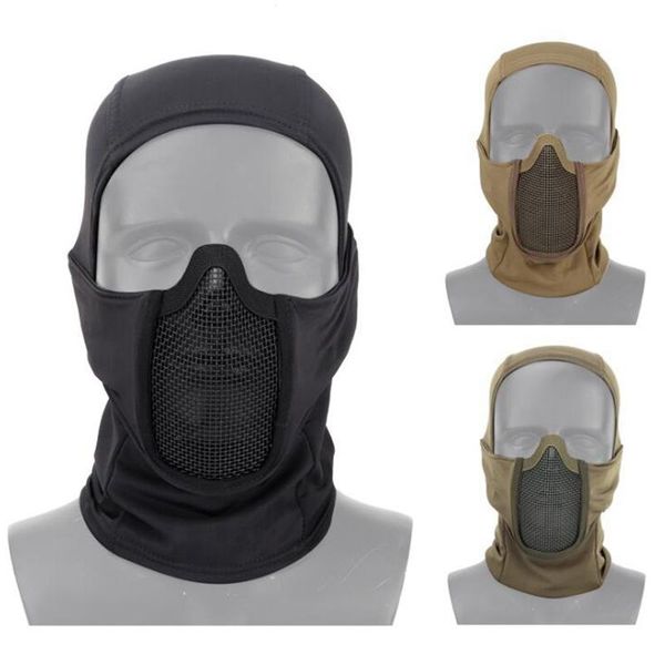 cycling helmets tactical helmet mask protective headgear full face steel mesh wargame military paintball masks
cycling helmets tactical helmet mask protective headgear full face steel mesh wargame military paintball masks