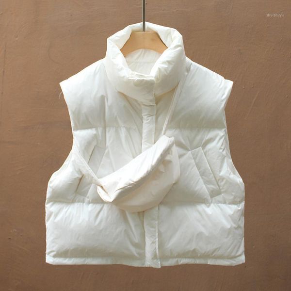 women's down & parkas zcwxm autumn winter women slim warm short white vest with bag stand collar female chic coat snow waistcoat, Black
women's down & parkas zcwxm autumn winter women slim warm short white vest with bag stand collar female chic coat snow waistcoat, Black