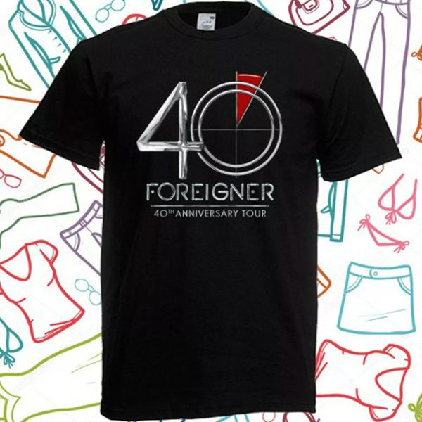 foreigner 40th anniversary tour men's black t-shirt size s to 3xl, White;black
foreigner 40th anniversary tour men's black t-shirt size s to 3xl, White;black