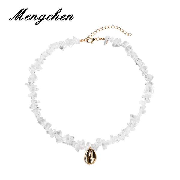 design bohemian handmade acrylic crystal alloy shell pendant necklace for women summer party gifts chokers, Golden;silver
design bohemian handmade acrylic crystal alloy shell pendant necklace for women summer party gifts chokers, Golden;silver