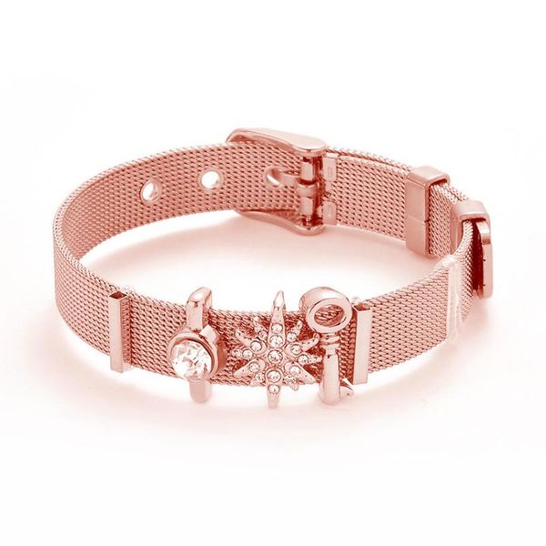charm bracelets drop mesh bracelet set stainless steel crystal snowflake brand for woman valentines gifts, Golden;silver
charm bracelets drop mesh bracelet set stainless steel crystal snowflake brand for woman valentines gifts, Golden;silver