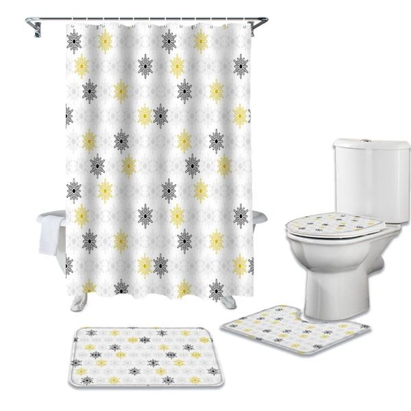 shower curtains snowflake pattern curtain sets non-slip rugs toilet lid cover and bath mat waterproof bathroom
shower curtains snowflake pattern curtain sets non-slip rugs toilet lid cover and bath mat waterproof bathroom