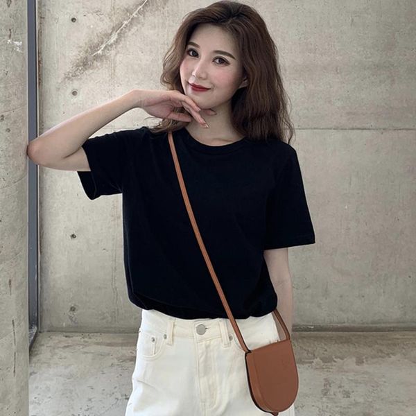 women's t-shirt harajuku tee shirt 9 solid color basic t summer korean bf style women short sleeve o-neck female tees, White
women's t-shirt harajuku tee shirt 9 solid color basic t summer korean bf style women short sleeve o-neck female tees, White