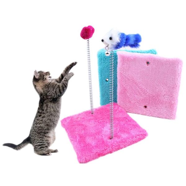 dual-spring plush square cat scratch board climbing frame funny tree jumping platform pet interactive toy random color toys
dual-spring plush square cat scratch board climbing frame funny tree jumping platform pet interactive toy random color toys